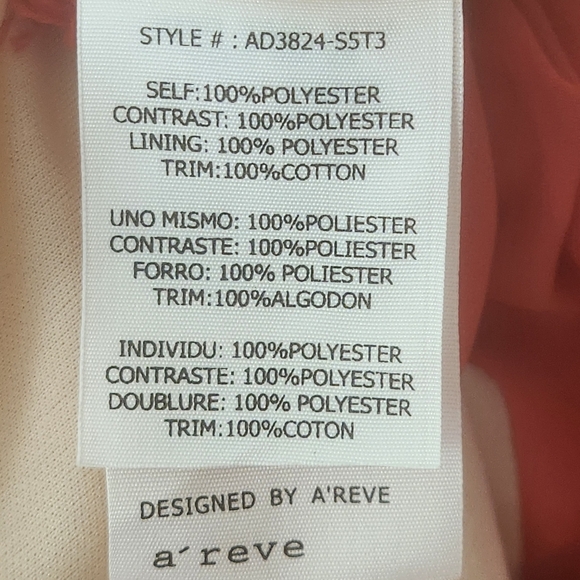 Anthropologie Boho A line Fringe Dress Colorblock Midi Sz Small A'REVE NWT - Picture 7 of 7